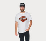 Harley-Davidson®Men's Bar & Shield Graphic Tee White
