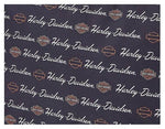 Harley-Davidson® Signature Script Sports Duffel Bag w/ Adjustable Strap - Black