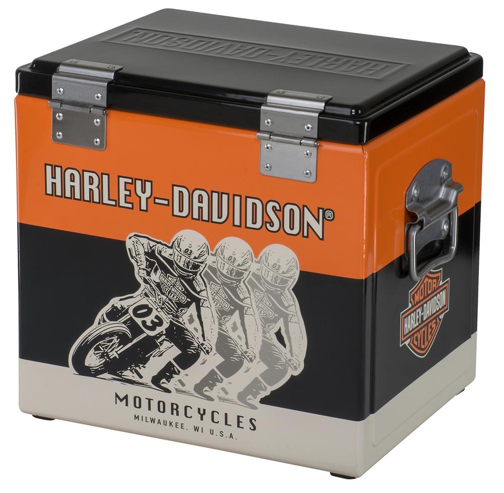 Harley-Davidson™ Racing 15 Litre Retro Metal Cooler