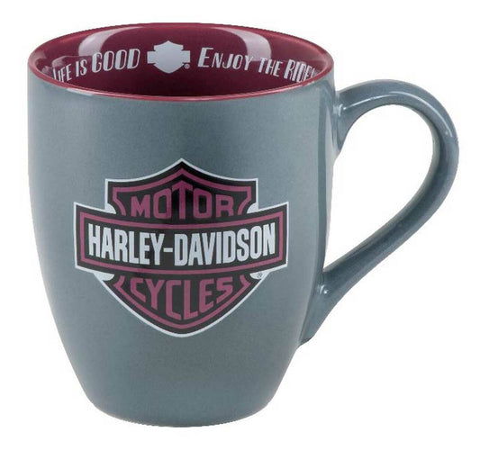 Harley-Davidson® Enjoy The Ride Bar & Shield Ceramic Coffee Mug