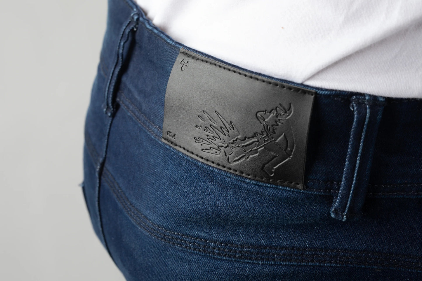 Bull-It Men's Tactical Icon II Blue Straight Slim Riding Jean