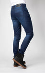 Men's Tactical Icon II Blue Straight Slim Riding Jean