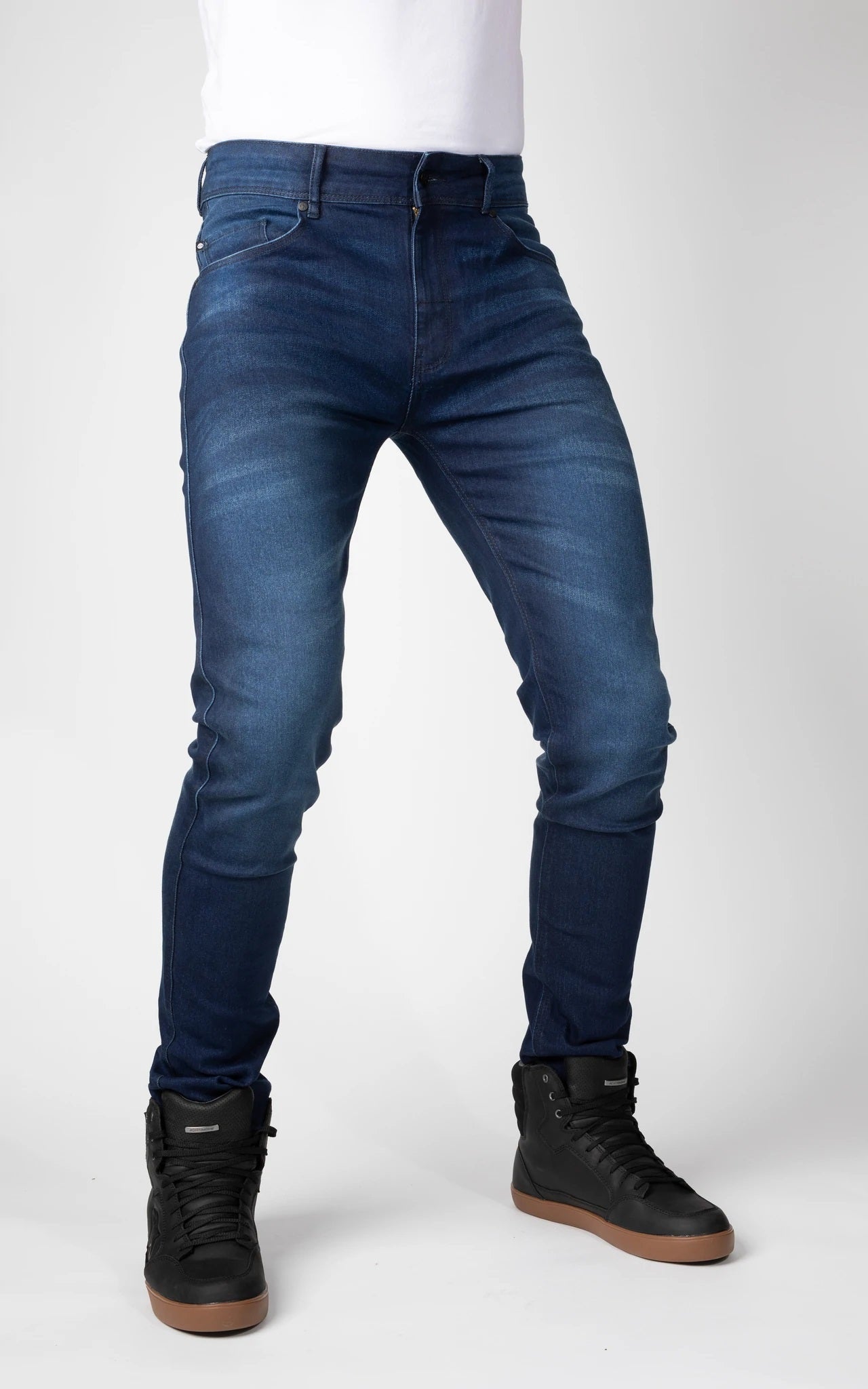 Bull-It Men's Tactical Icon II Blue Straight Slim Riding Jean