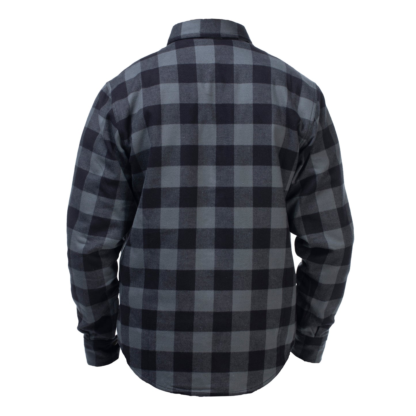 Rjays Regiment Kevlar Lined Riding Shirt Flannel Grey/ Black