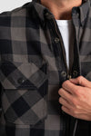 Resurgence Gear Pekev® Lite Plaid Flannel Grey Black - Unisex
