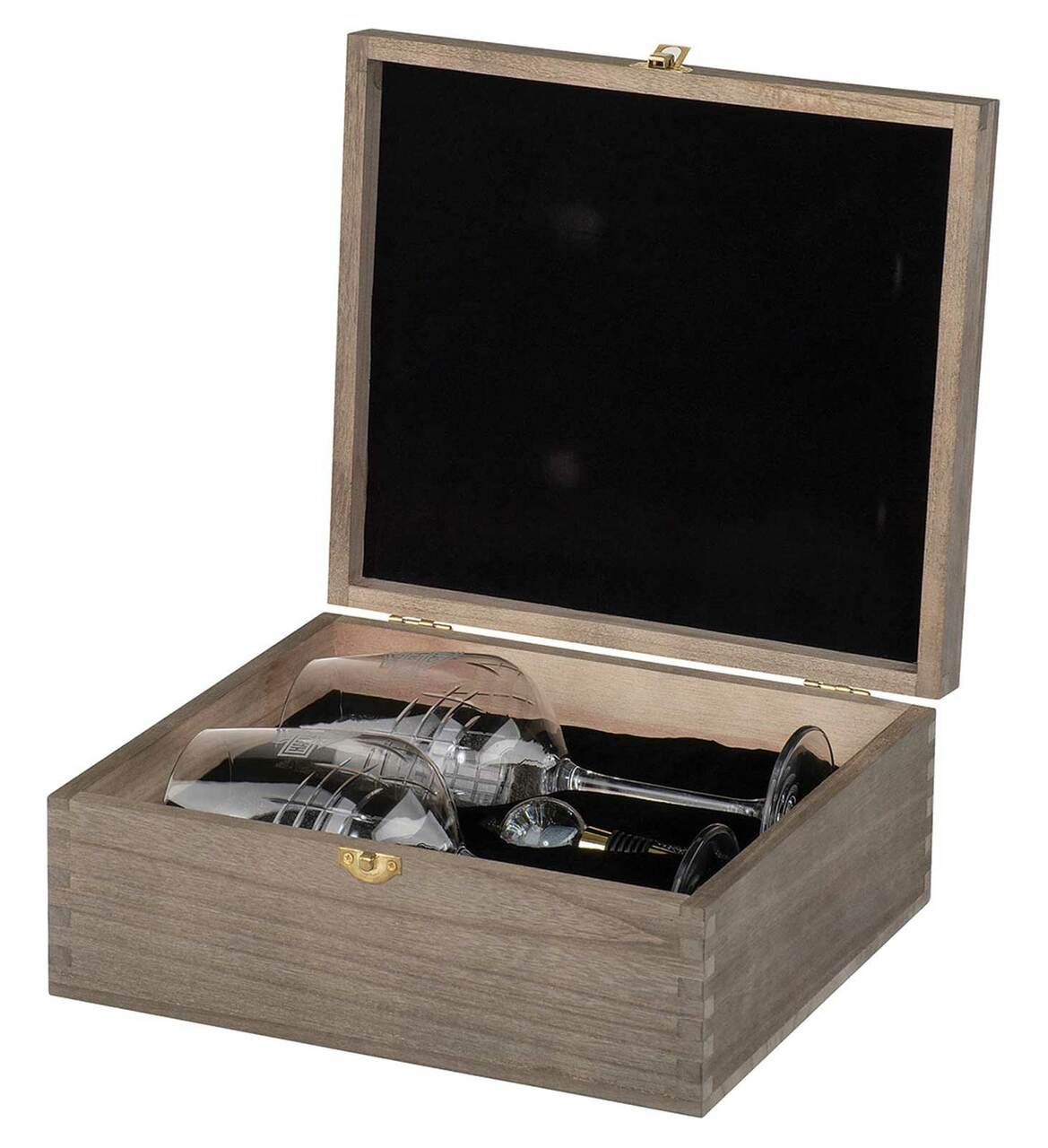 Harley-Davidson® Premium Crystal Wine Glass Gift Set