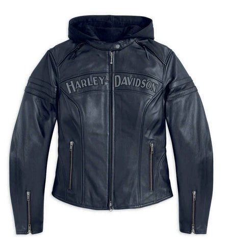 Harley-Davidson® Women's Miss Enthusiast 3-in-1 Leather Jacket