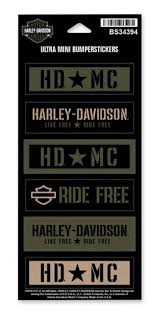 Harley-Davidson® Military Star Bumper Stickers