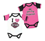 Harley-Davidson® Baby Girls Princess Creeper Set